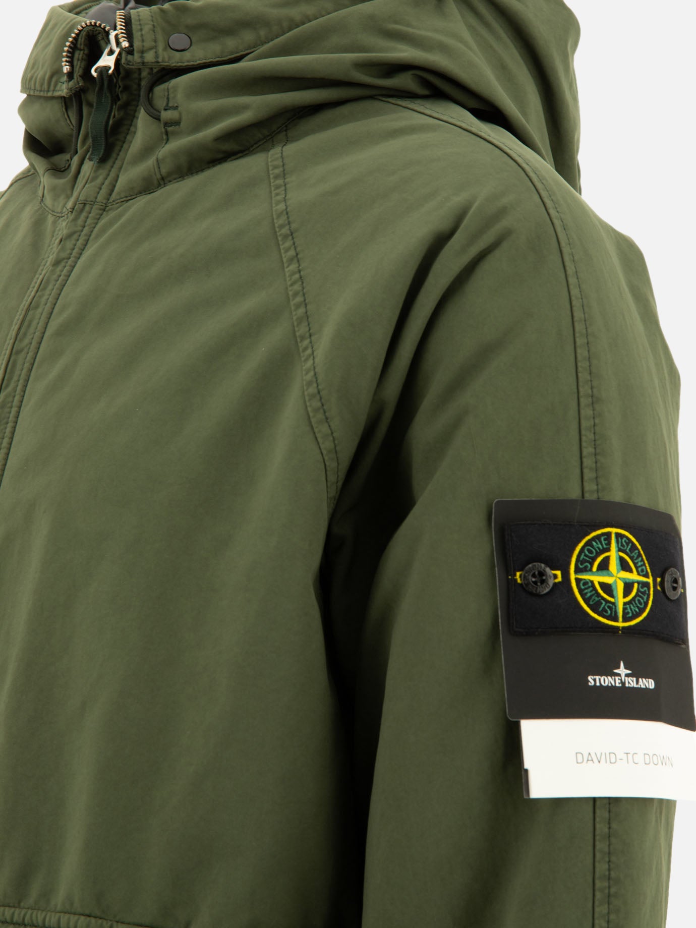 Parka Solid colour  Verde - Stone Island Uomo | PDP | VIETTI Online Store | thumbnail_4
