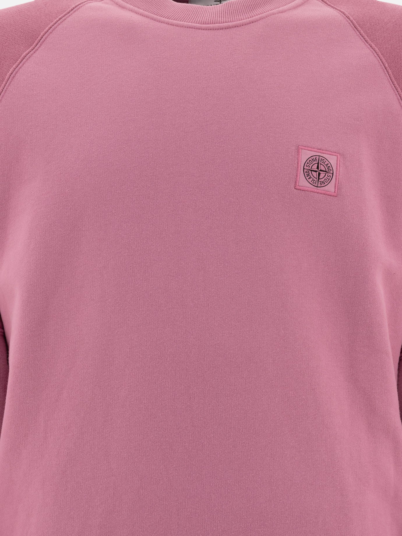 Stone Island "Compass" sweatshirt with patch Pink