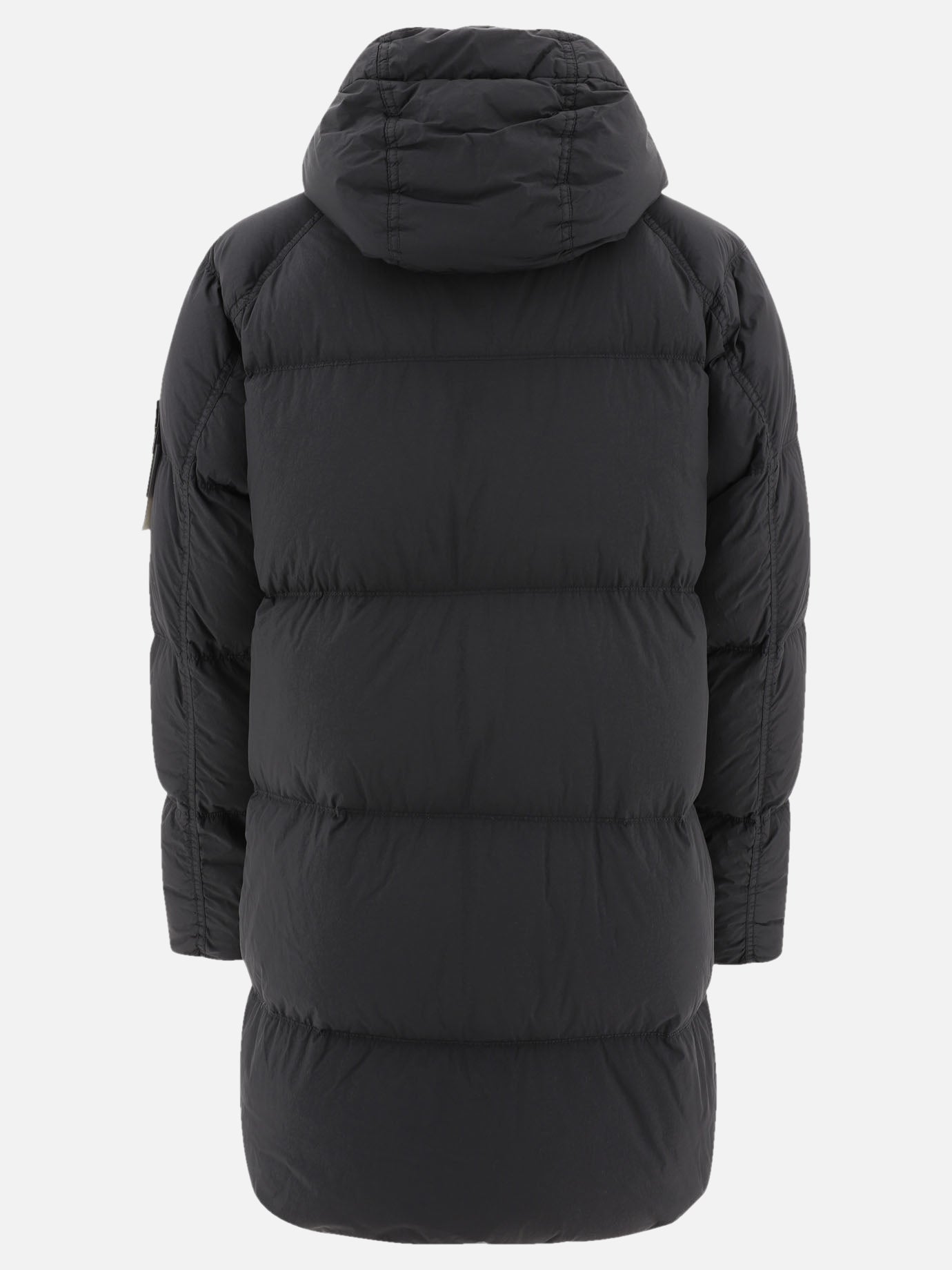 Piumini lunghi Solid colour  Nero - Stone Island Uomo | PDP | VIETTI Online Store | Zoom-Modal_2
