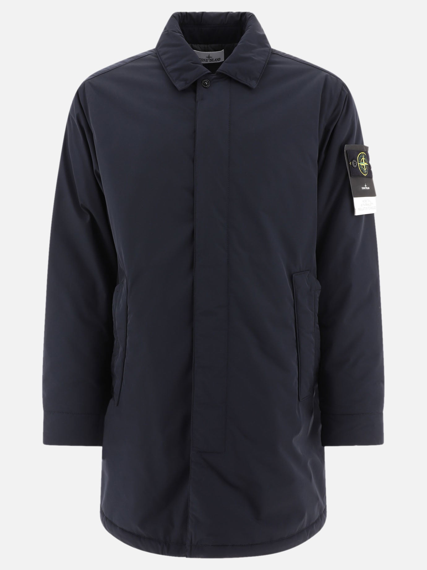 Parka Solid colour  Blu - Stone Island Uomo | PDP | VIETTI Online Store | thumbnail