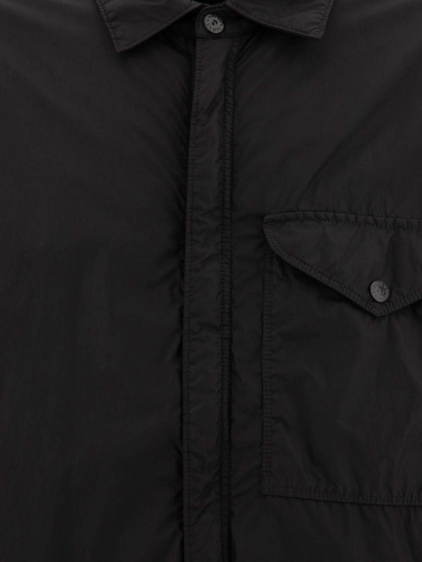 Giacche overshirt Solid colour  Nero - Stone Island Uomo | PDP | VIETTI Online Store | Zoom-Modal_3
