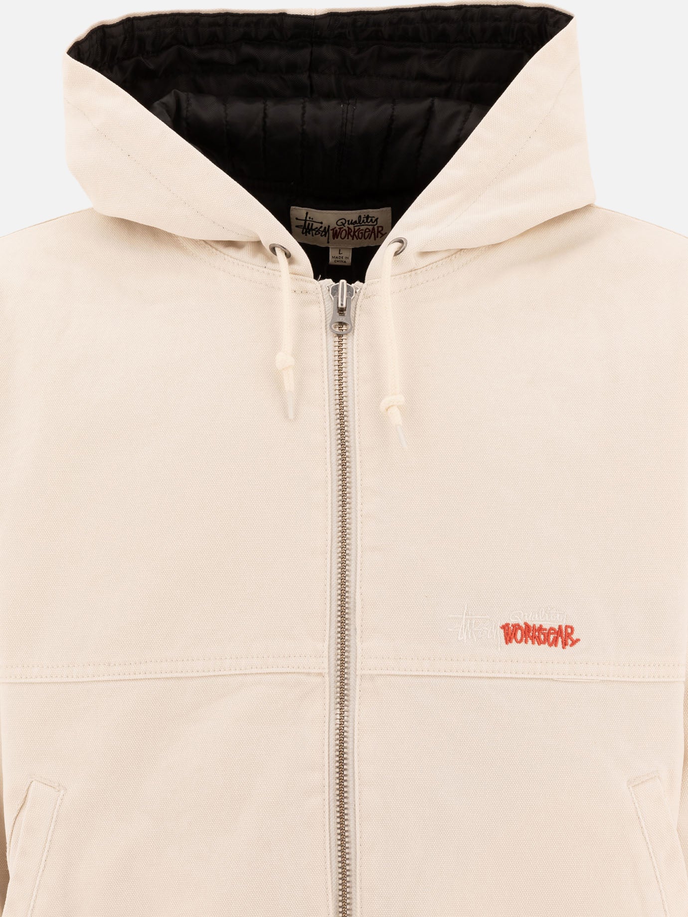 Stüssy "Work" canvas jacket Beige