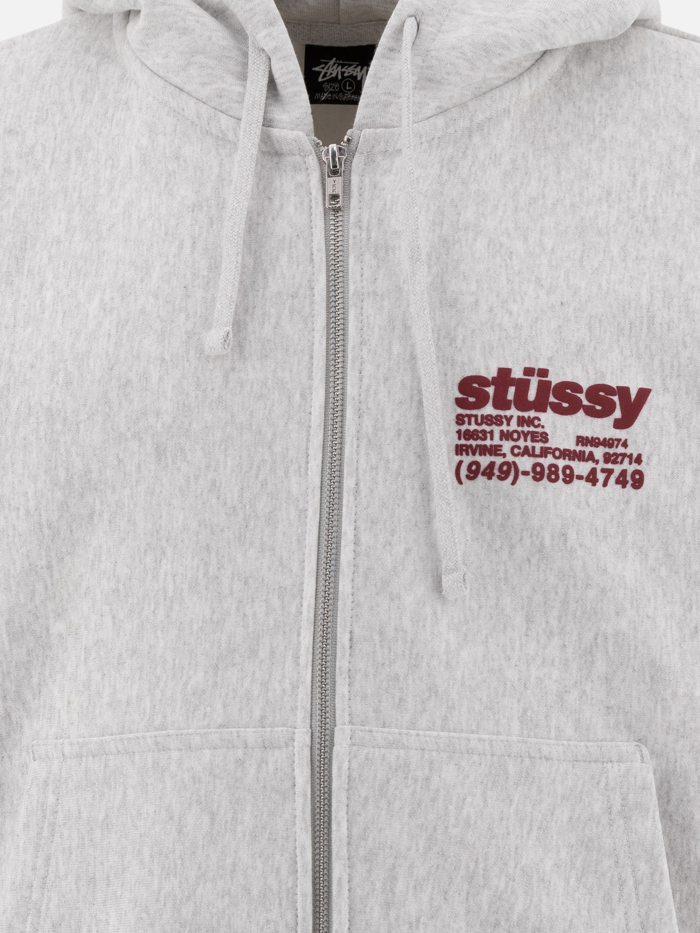 Stüssy "DNA" hoodie Grey