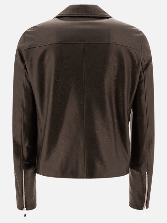 Giacche in pelle Solid colour  Nero - Tagliatore Uomo | PLP | VIETTI Online Store | 2
