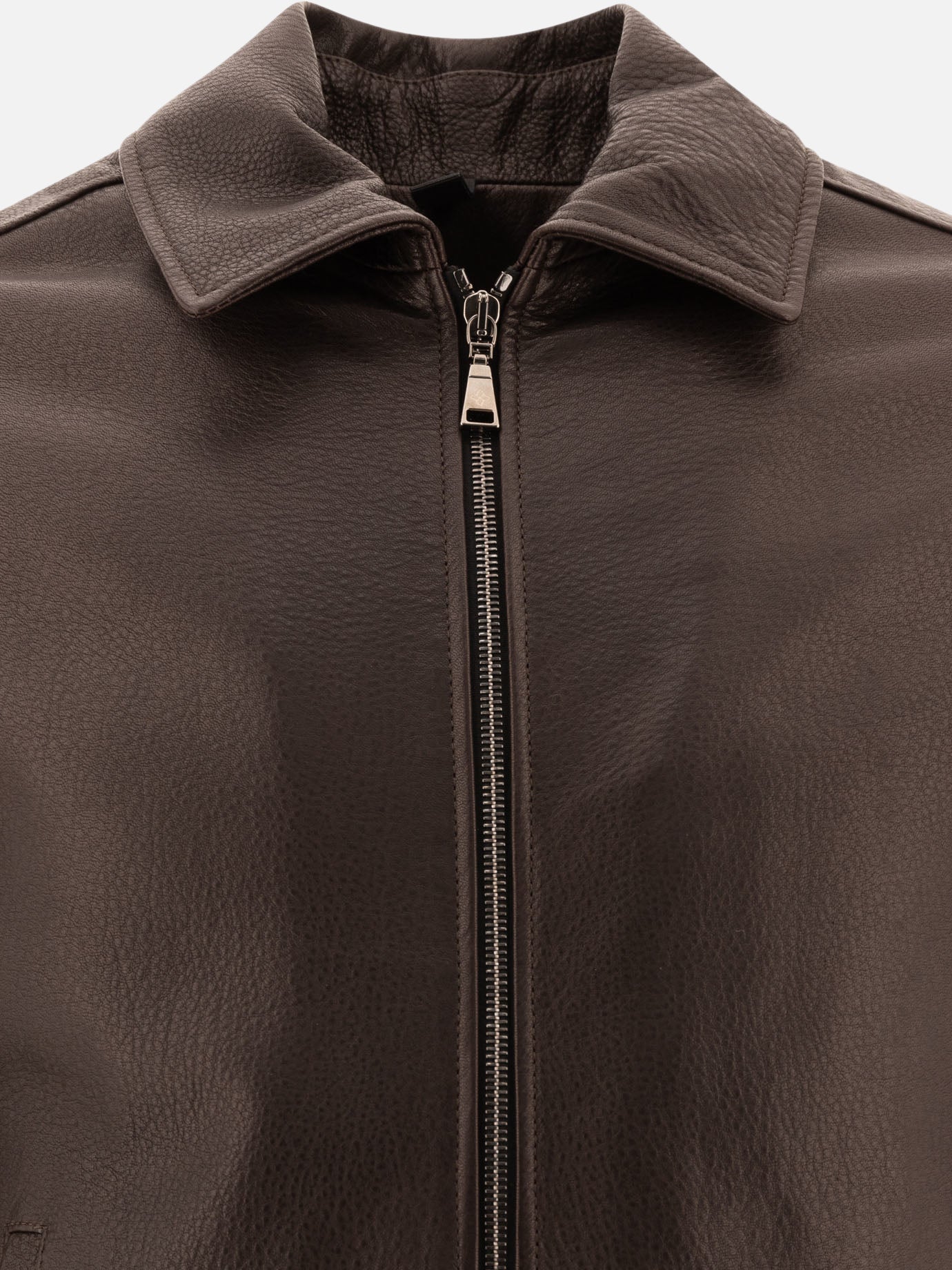 Giacche in pelle Solid colour  Marrone - Tagliatore Uomo | PDP | VIETTI Online Store | Zoom-Modal_3
