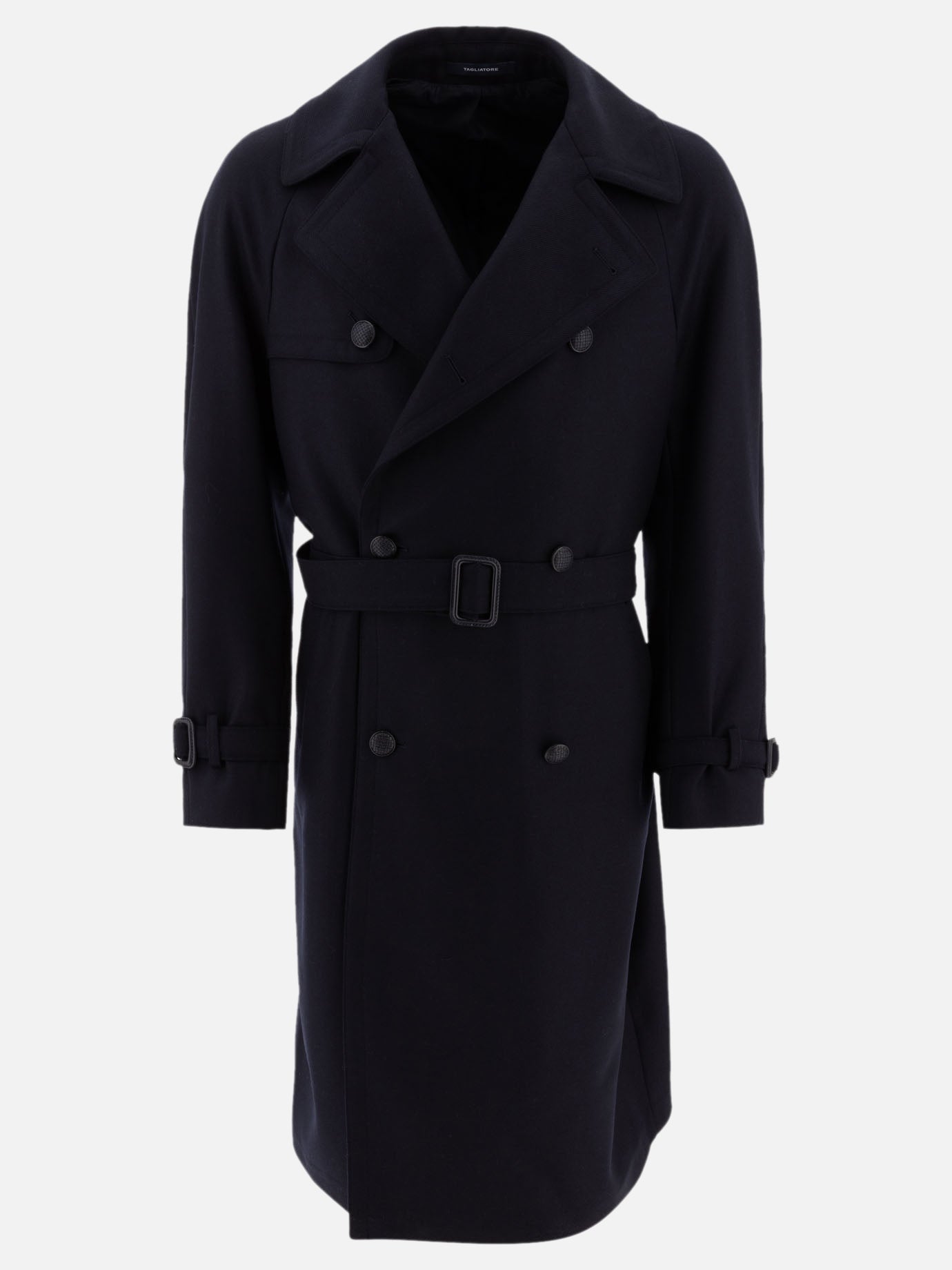 Cappotti lunghi Solid colour  Blu - Tagliatore Uomo | PDP | VIETTI Online Store | Zoom-Modal
