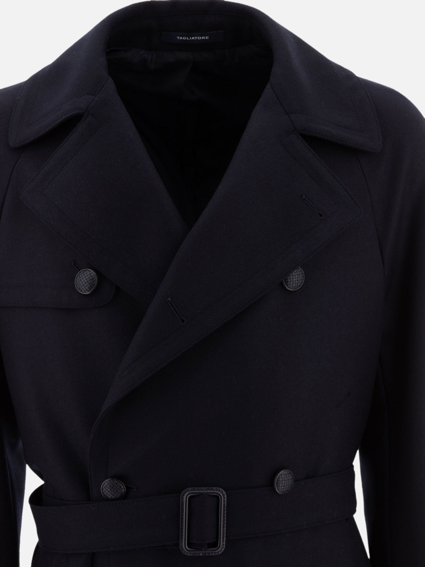Cappotti lunghi Solid colour  Blu - Tagliatore Uomo | PDP | VIETTI Online Store | Zoom-Modal_3

