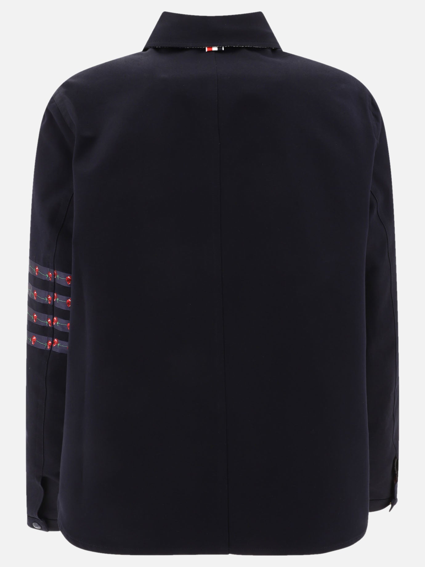Giacche overshirt Solid colour  Blu - Thom Browne Uomo | PDP | VIETTI Online Store | thumbnail_2