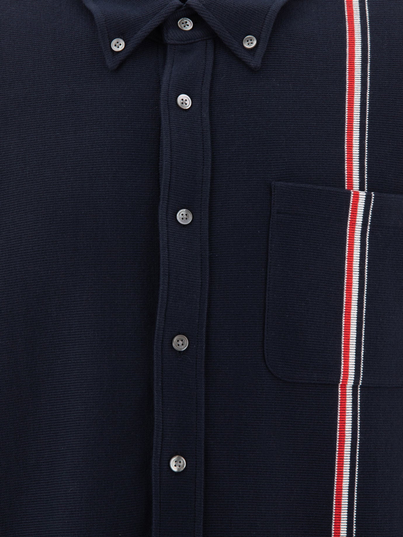 Giacche overshirt Solid colour  Blu - Thom Browne Uomo | PDP | VIETTI Online Store | Zoom-Modal_3
