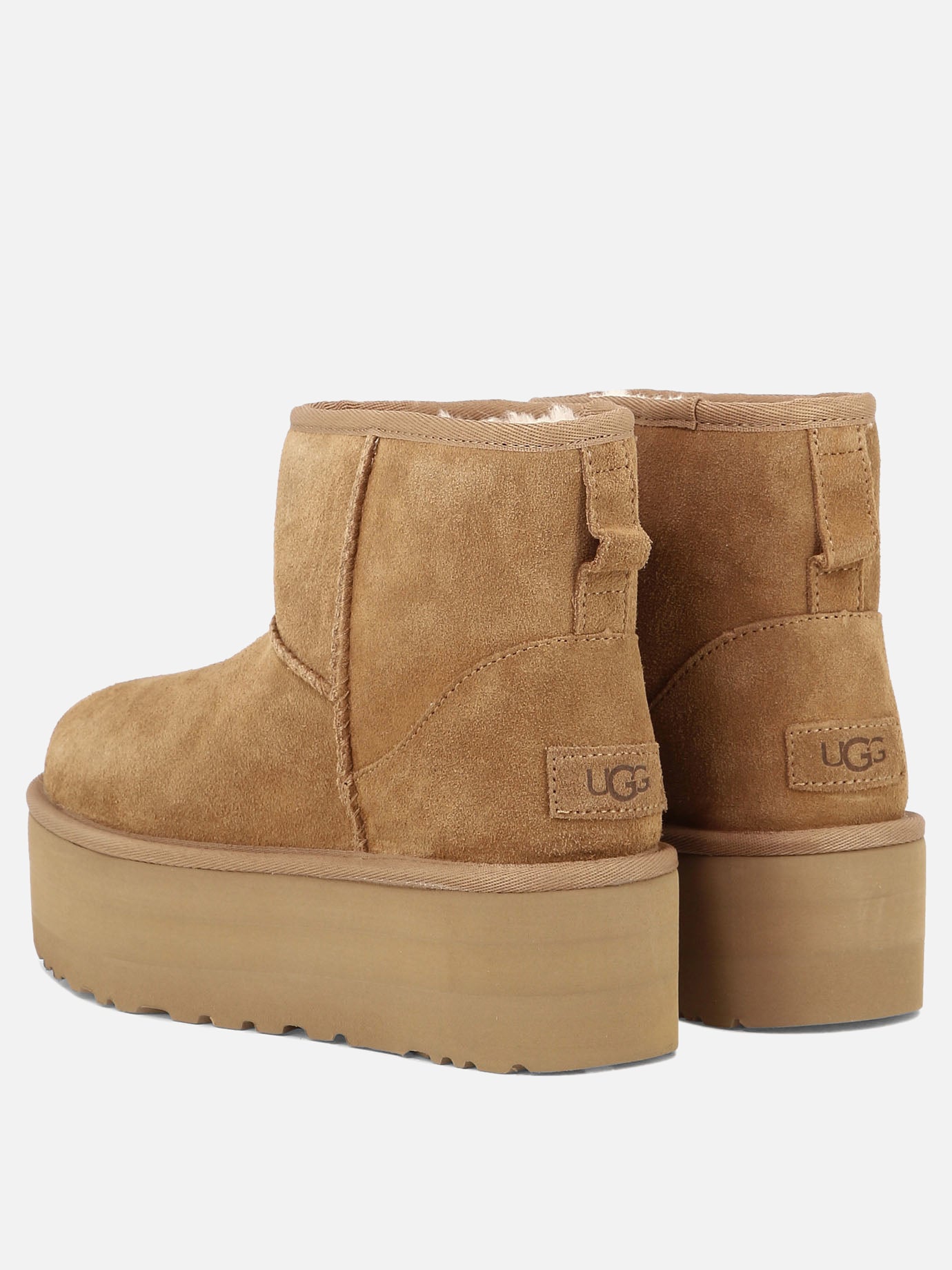 Pull-on boots 100% leather - 100% rubber  Beige - Ugg Women | PDP | VIETTI Online Store | thumbnail_4