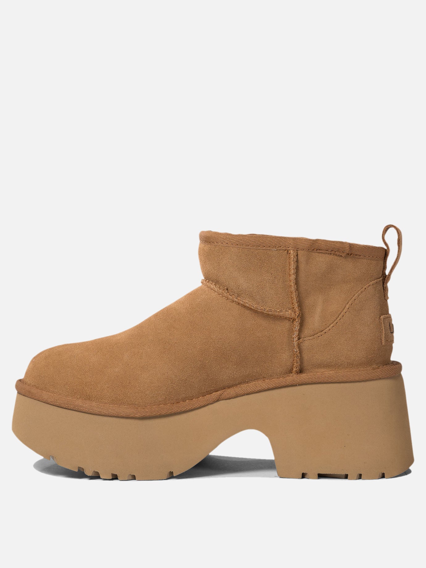 Ugg "Classic Ultra Mini New Heights" ankle boots Beige