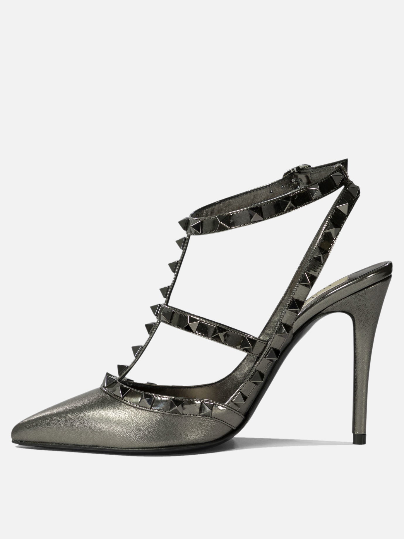 Valentino Garavani "Rockstud" slingback Grey