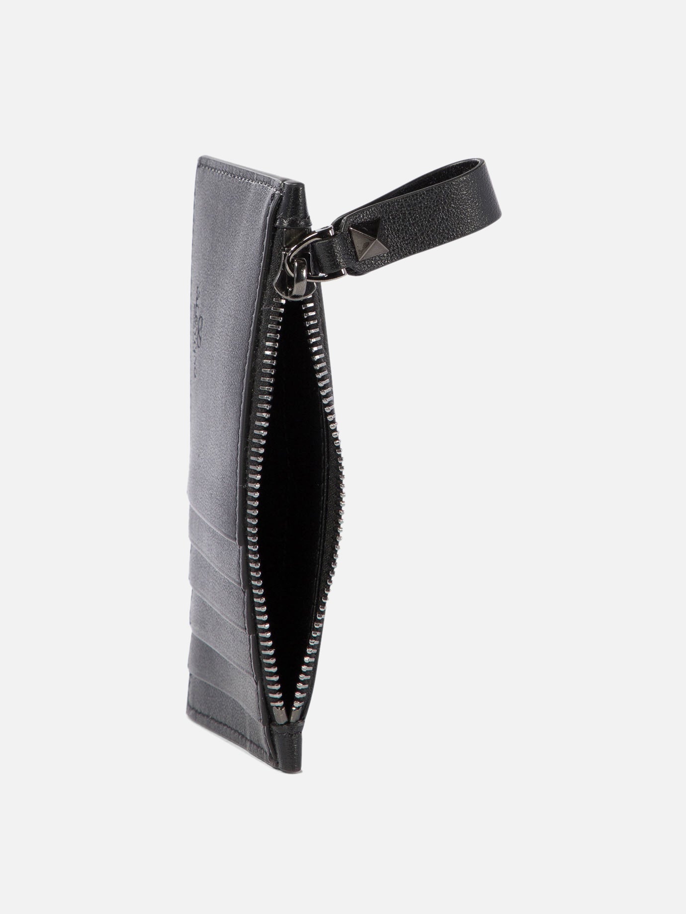 Valentino Garavani "Rockstud" card holder Black