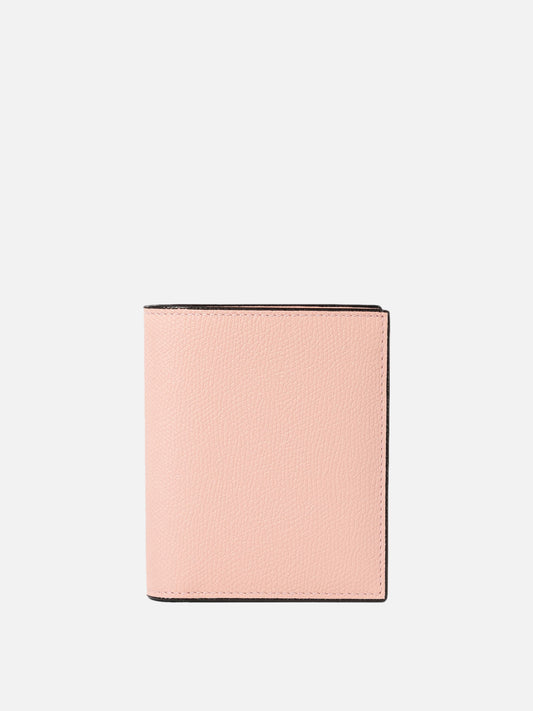 Valextra "3 CC" compact wallet Pink