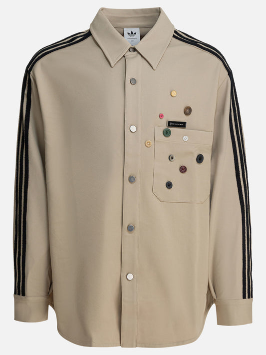 Overshirt jackets Embroidered  Beige - Adidas Originals Men | PLP | VIETTI Online Store 
