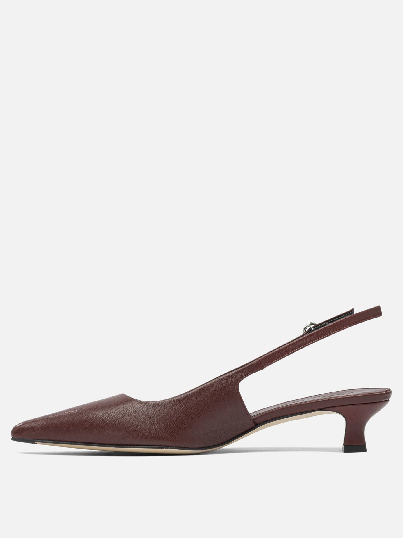 Slingback 100% leather - 70% leather 30% rubber  Bordeaux - Aeyde Donna | PDP | VIETTI Online Store | Zoom-Modal_3
