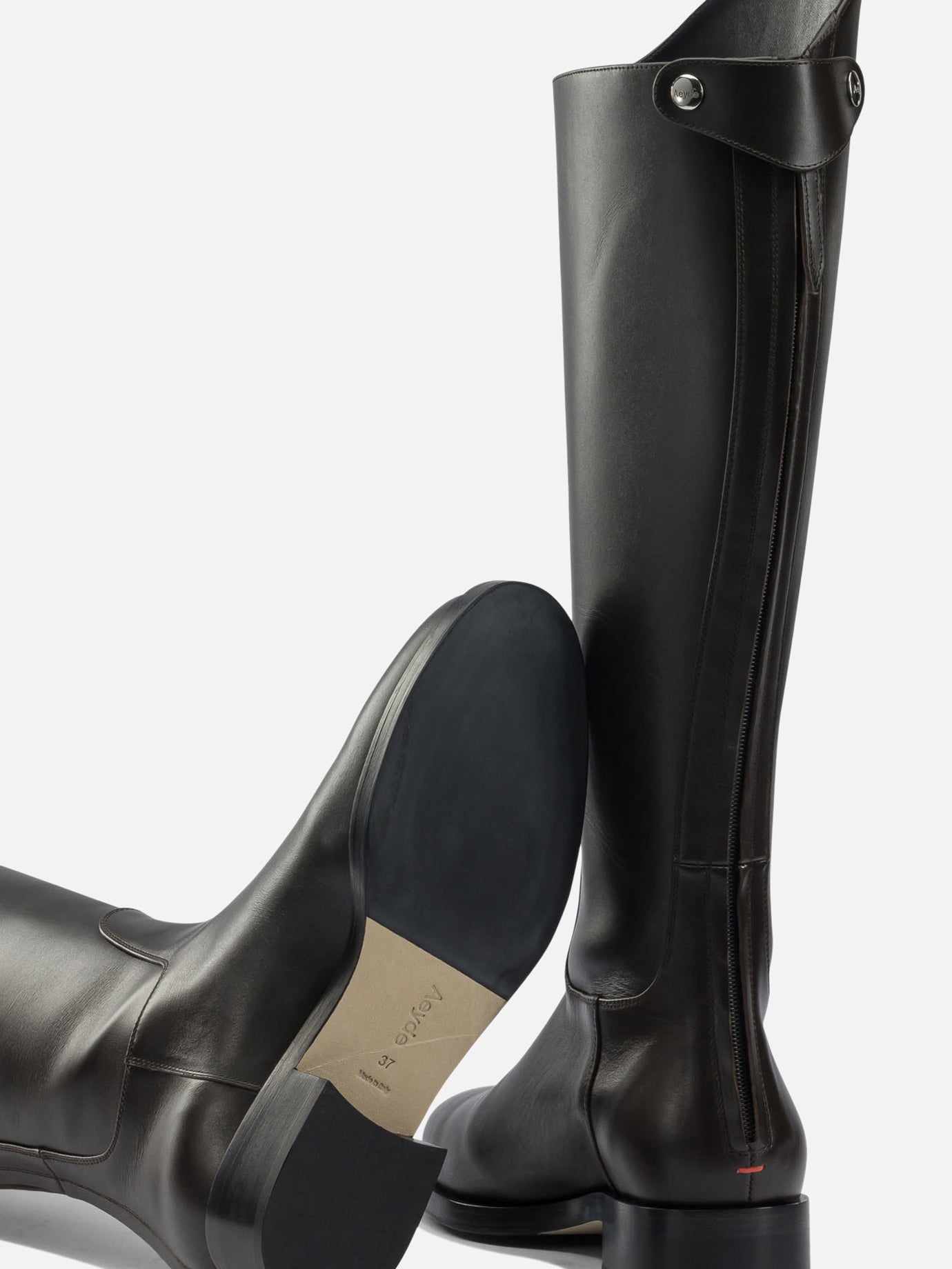 Al ginocchio 100% leather - 70% leather 30% rubber  Marrone - Aeyde Donna | PDP | VIETTI Online Store | Zoom-Modal_5

