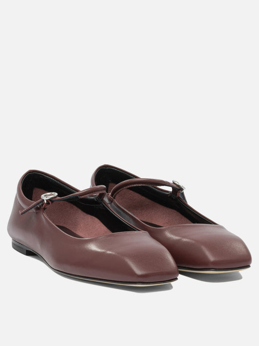 Mary Jane ballet flats 100% leather - 100% leather  Bordeaux - Aeyde Women | PLP | VIETTI Online Store | 2
