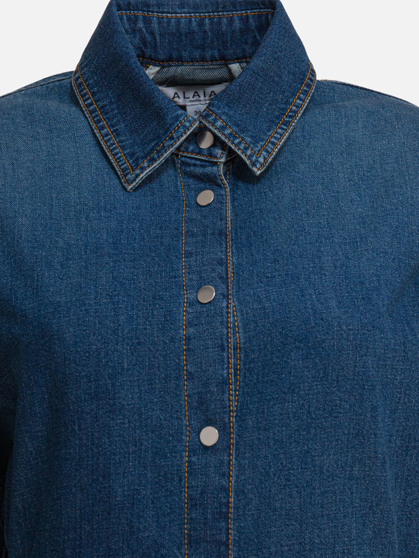 Casual shirts Solid colour  Blue - Alaïa Women | PDP | VIETTI Online Store | Zoom-Modal_3
