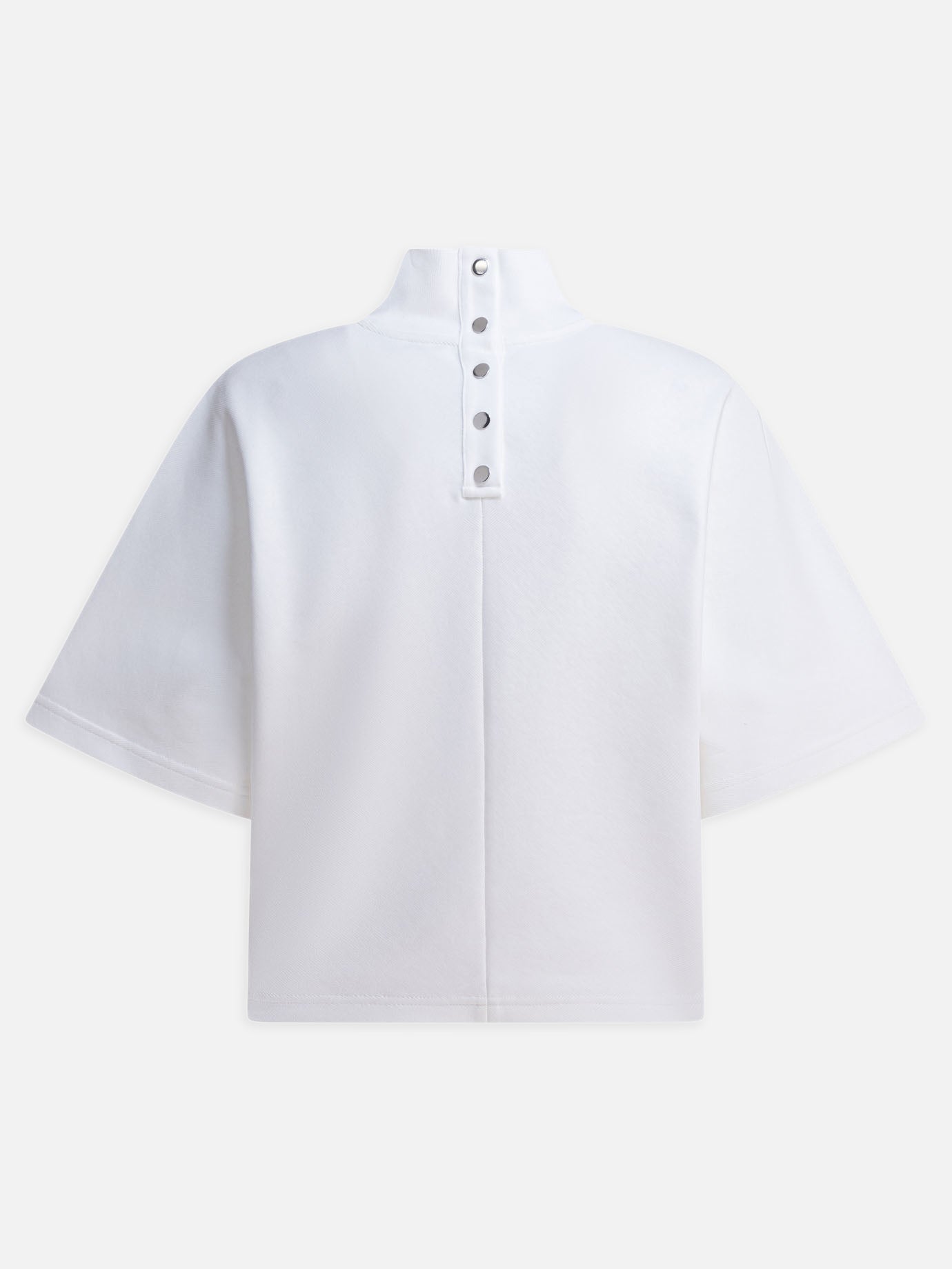 Alaïa T-shirt with high neck White