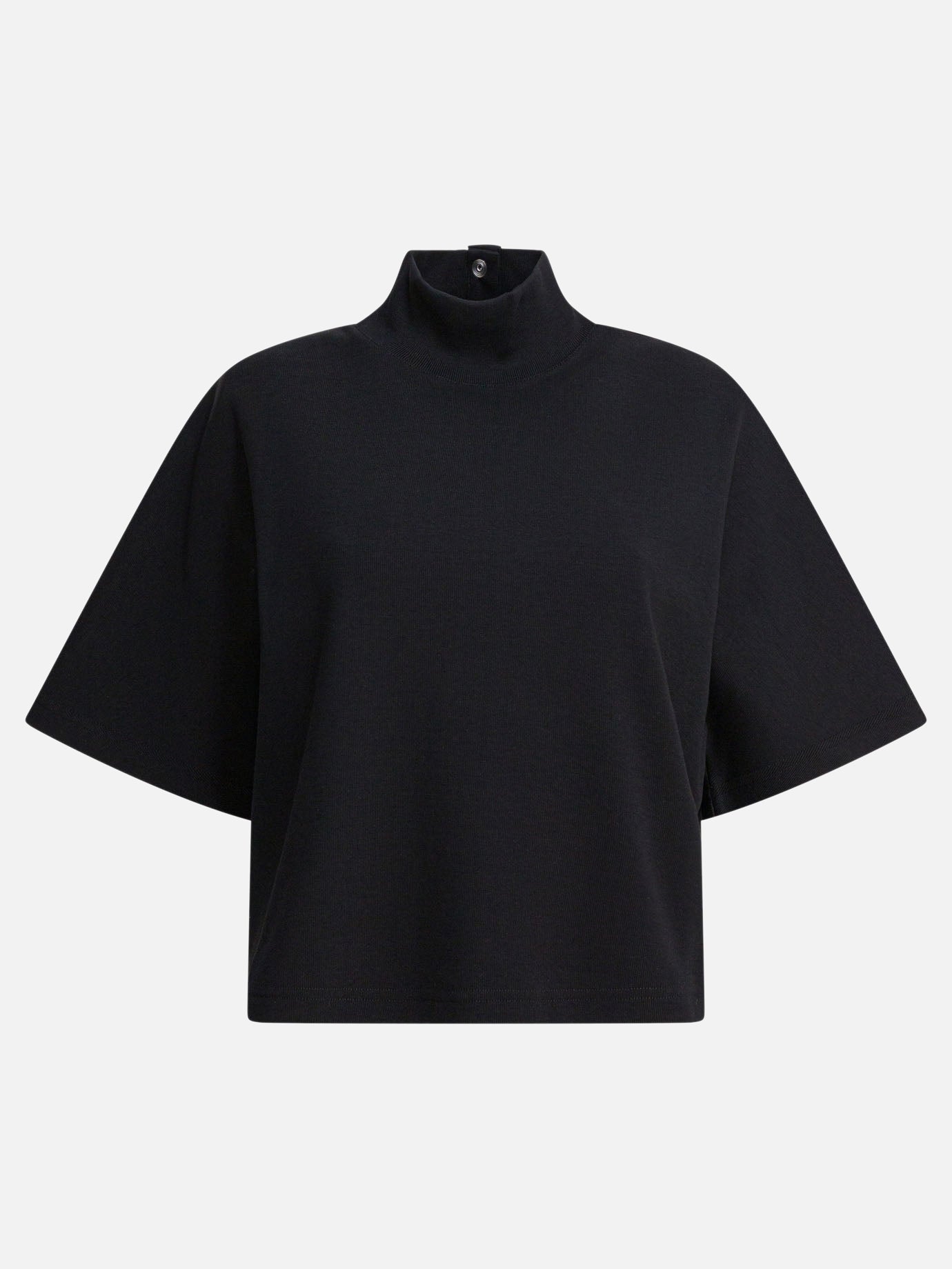 Alaïa T-shirt con collo alto 11567055_36 Black thumbnail_1