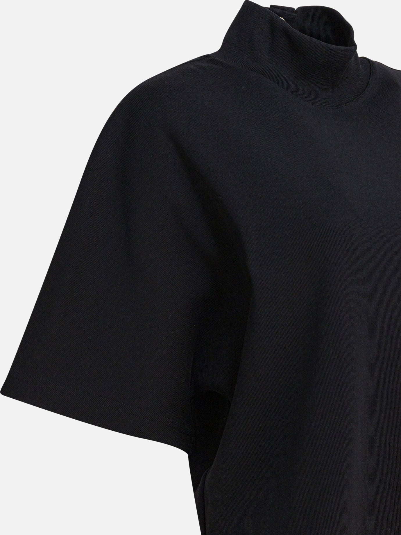 Alaïa T-shirt con collo alto 11567055_36 Black thumbnail_4