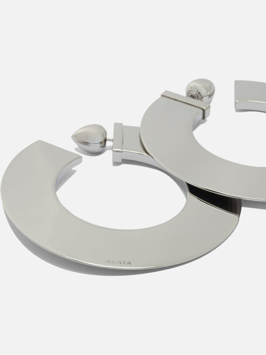 Earrings 100% brass  Silver - Alaïa Women | PDP | VIETTI Online Store | 2
