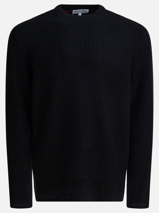 Crewneck sweaters Solid colour  Black - Alex Mill Men | PLP | VIETTI Online Store 
