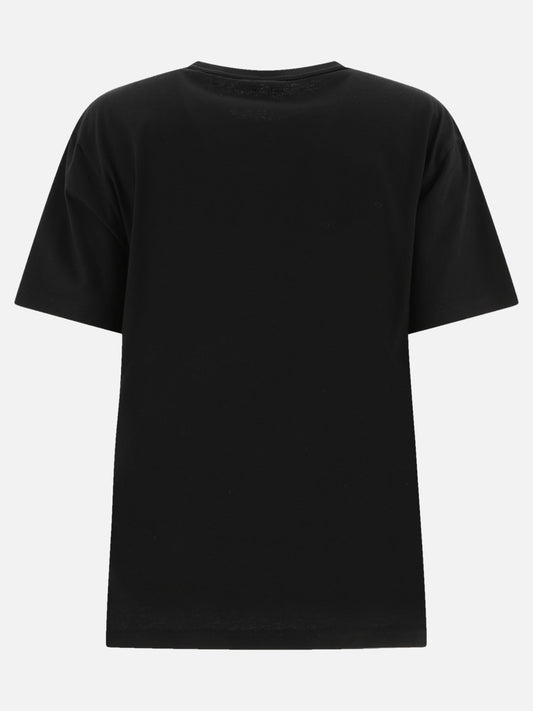 Crewneck t-shirts Solid colour  Black - Alexander Wang Women | VIETTI Online Store | 2
