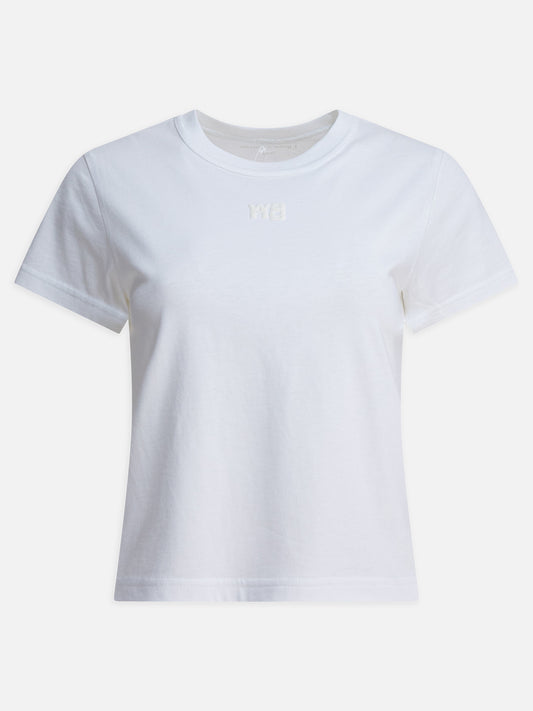 Crewneck t-shirts Logo  White - Alexander Wang Women | VIETTI Online Store 
