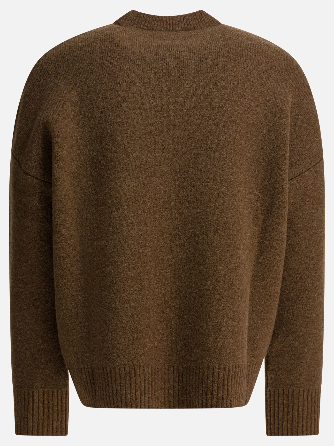 Crewneck sweaters Logo  Brown - Ami Paris Men | PDP | VIETTI Online Store | thumbnail_2