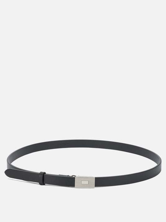 Leather belts 100% calf leather  Black - Auralee Men | PDP | VIETTI Online Store 
