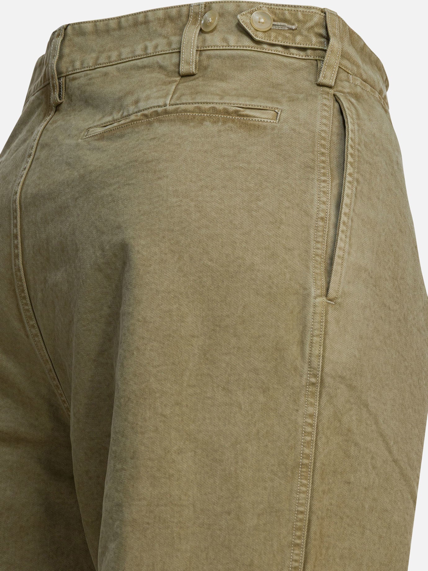 Pantaloni casual Solid colour  Verde - Auralee Uomo | PDP | VIETTI Online Store | Zoom-Modal_4

