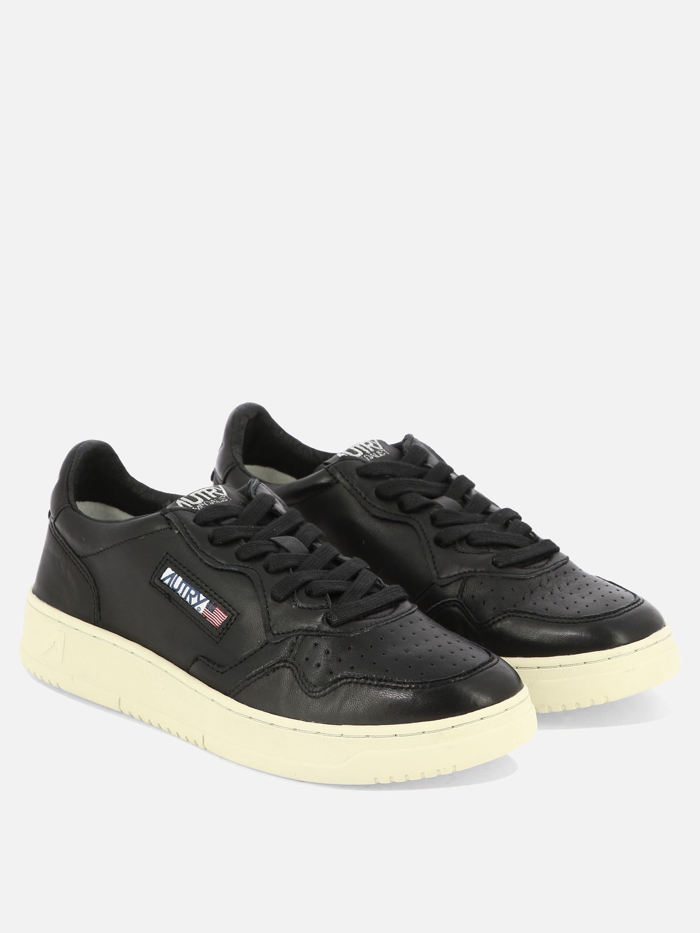 Sneaker basse 100% cow leather - 100% rubber  Nero - Autry Uomo | PDP | VIETTI Online Store | Zoom-Modal_2
