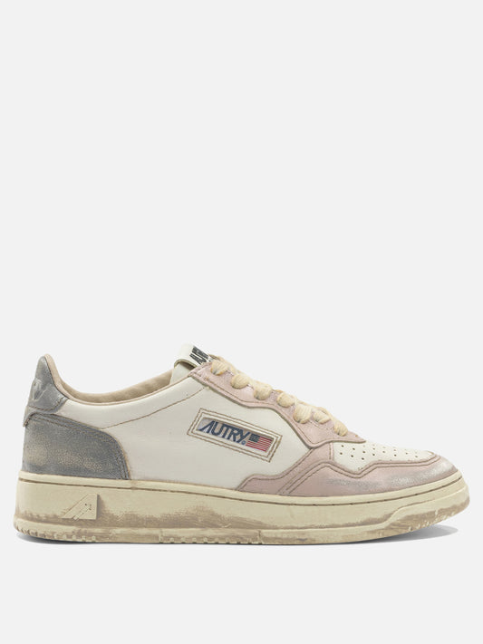 Sneaker basse 100% synthetic leather - 100% rubber  Bianco - Autry Donna | PDP | VIETTI Online Store 
