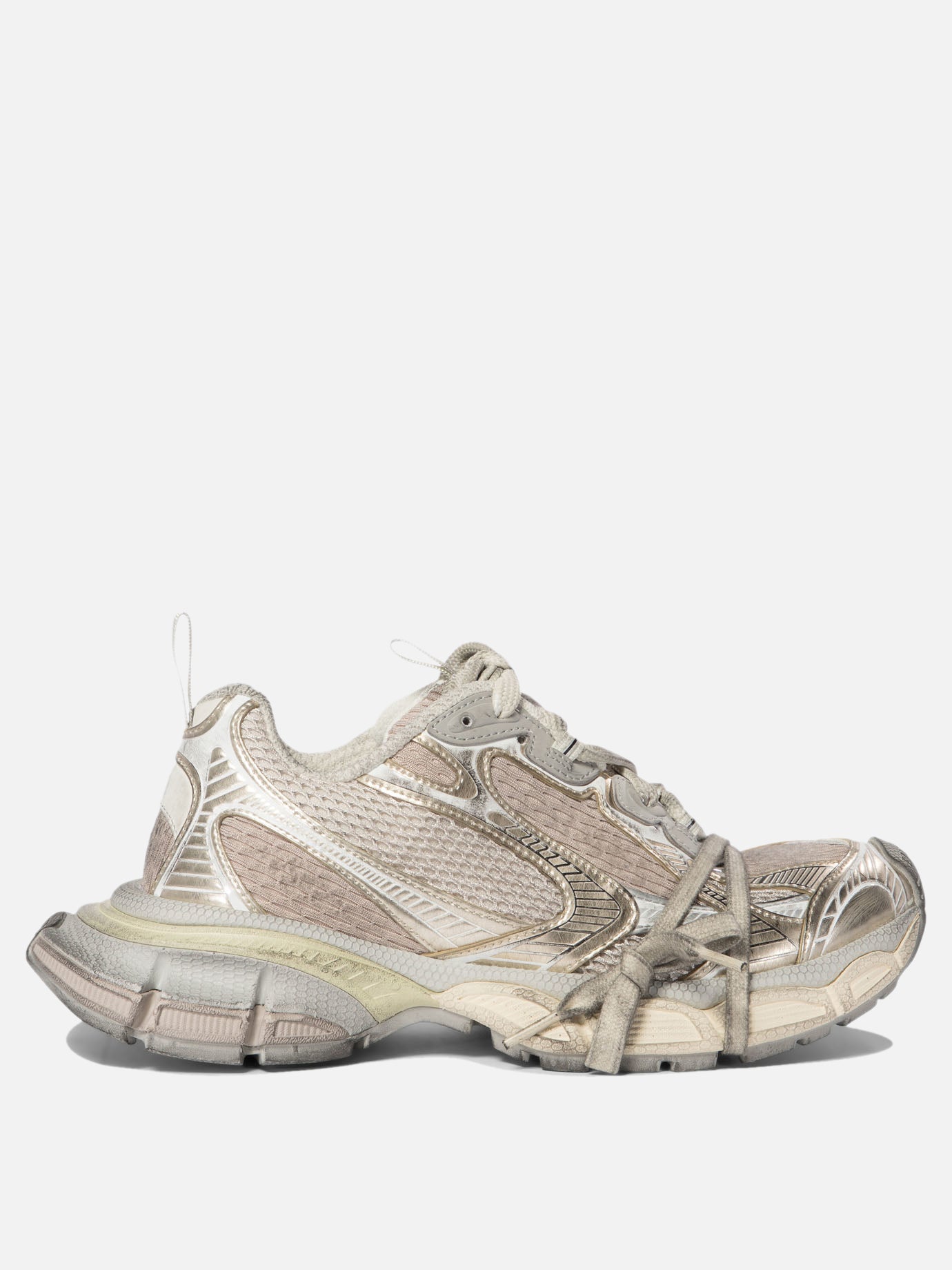 Sneaker basse 55% polyurethane 45% polyester - 100% rubber  Bianco - Balenciaga Donna | PDP | VIETTI Online Store | Zoom-Modal
