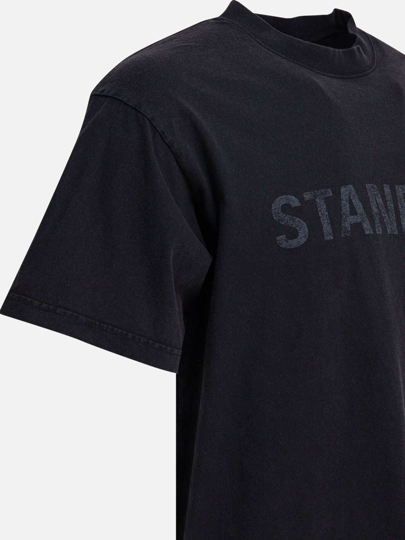 T-shirt girocollo Print  Nero - Balenciaga Uomo | PDP | VIETTI Online Store | Zoom-Modal_4
