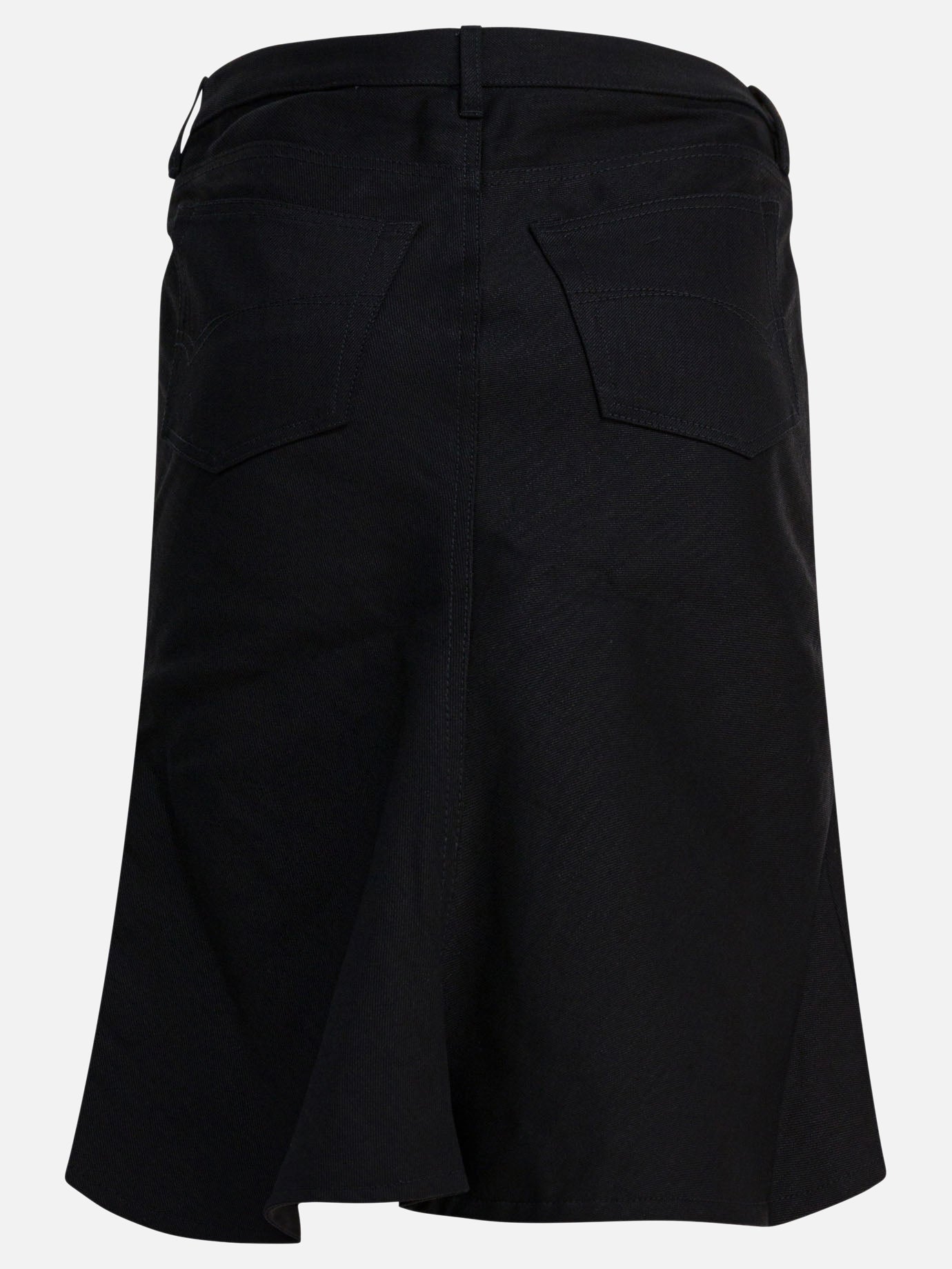 Gonne midi Solid colour  Nero - Balenciaga Donna | PDP | VIETTI Online Store | thumbnail_2