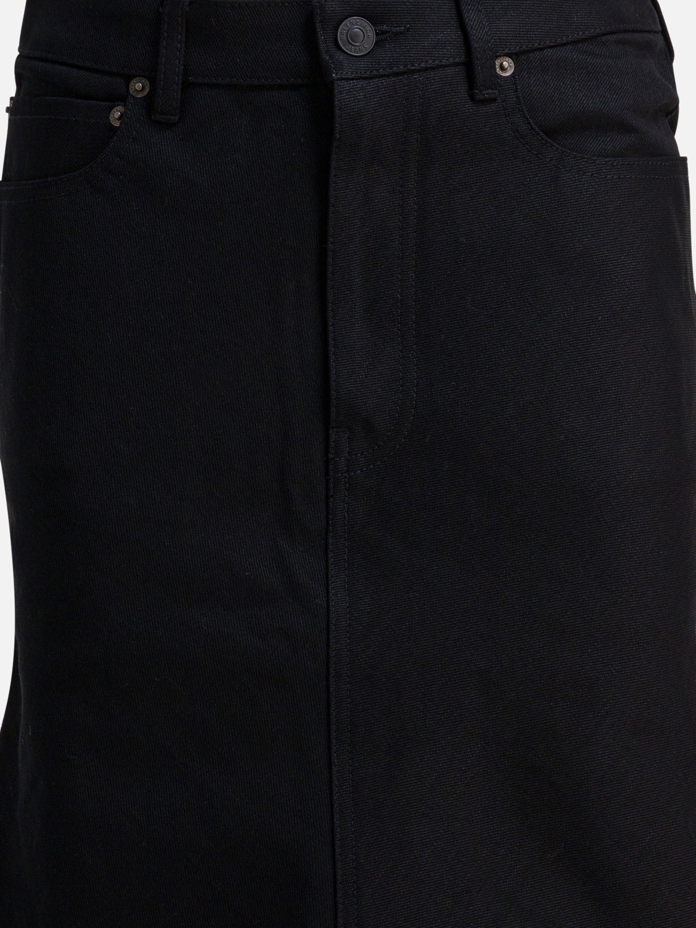 Gonne midi Solid colour  Nero - Balenciaga Donna | PDP | VIETTI Online Store | thumbnail_3