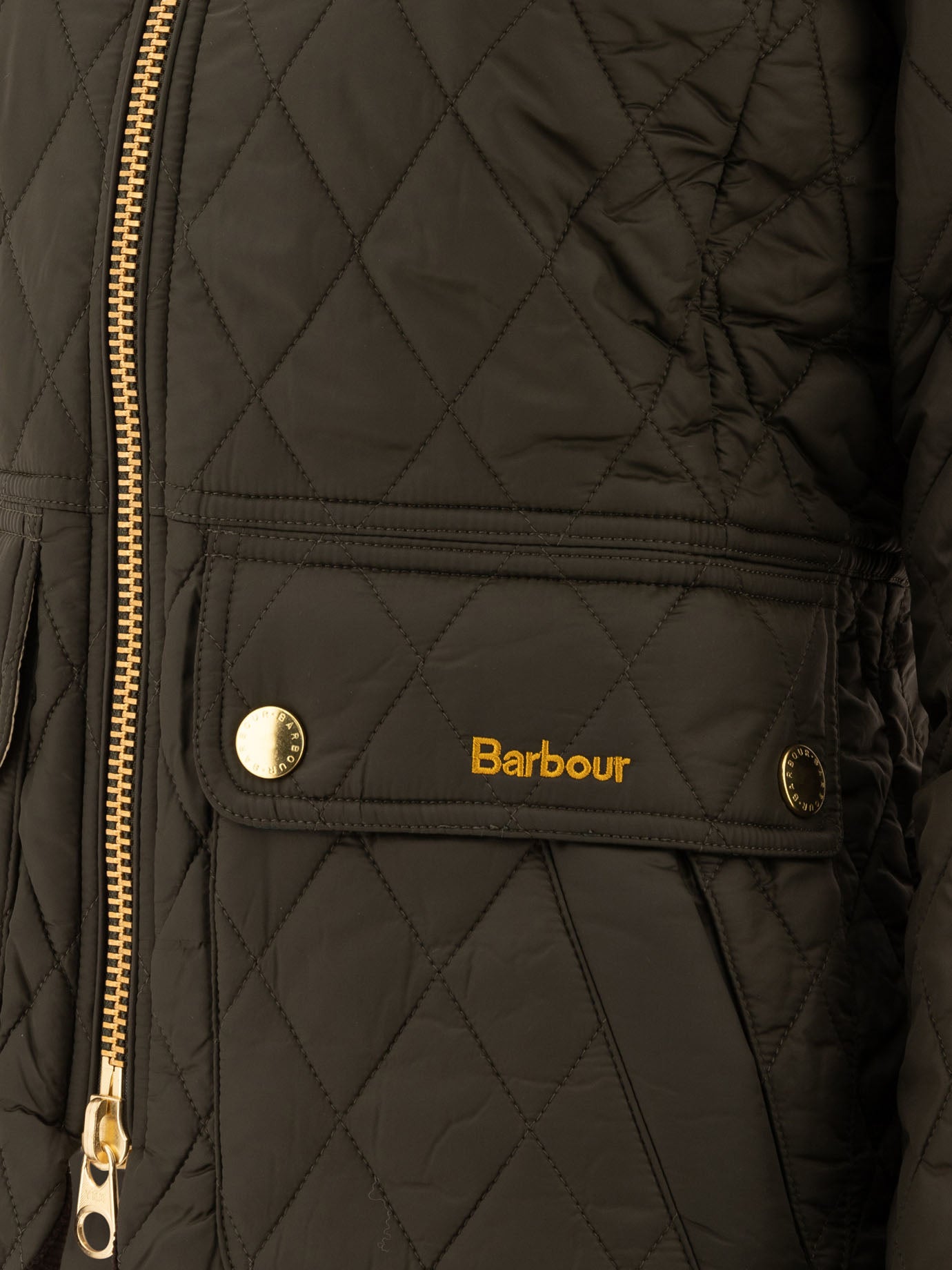 Giacche leggere & Trapuntate Logo  Verde - Barbour Donna | PDP | VIETTI Online Store | Zoom-Modal_4
