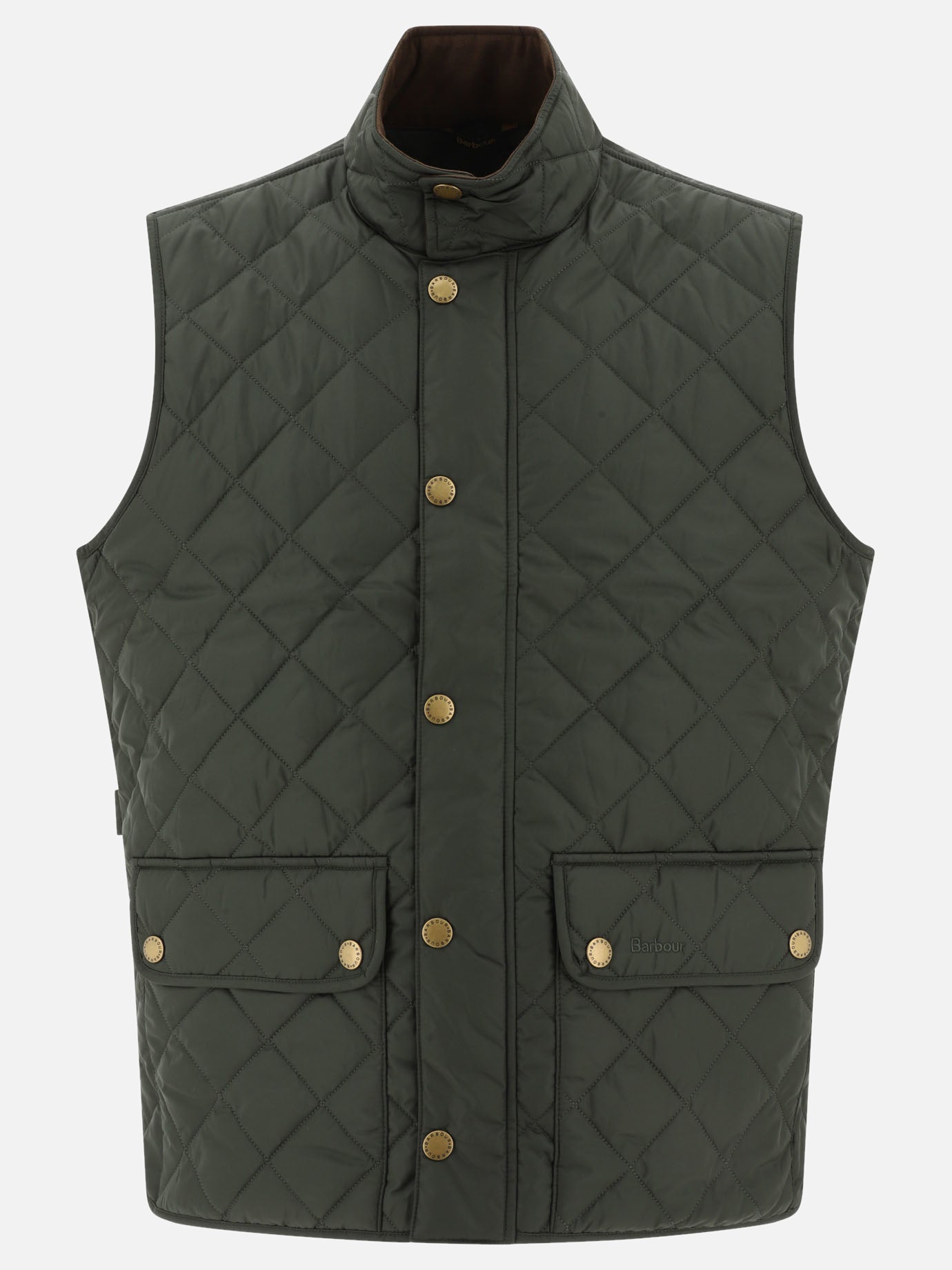 Giacche smanicate Solid colour  Verde - Barbour Uomo | PDP | VIETTI Online Store | thumbnail