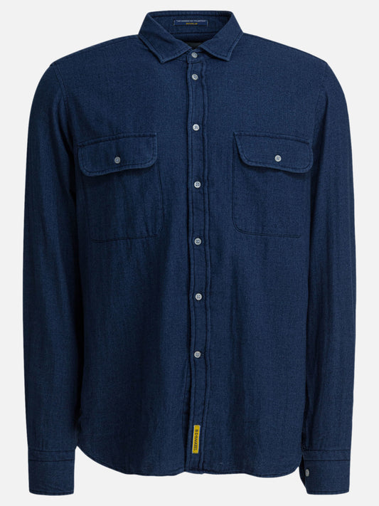 Camicie casual Solid colour  Blu - BD BAGGIES Uomo | PLP | VIETTI Online Store 
