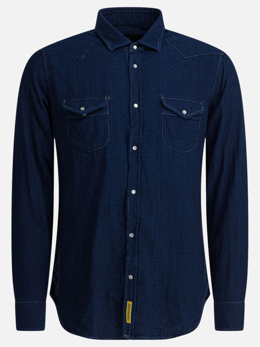 Camicie casual Check  Blu - BD BAGGIES Uomo | PDP | VIETTI Online Store 
