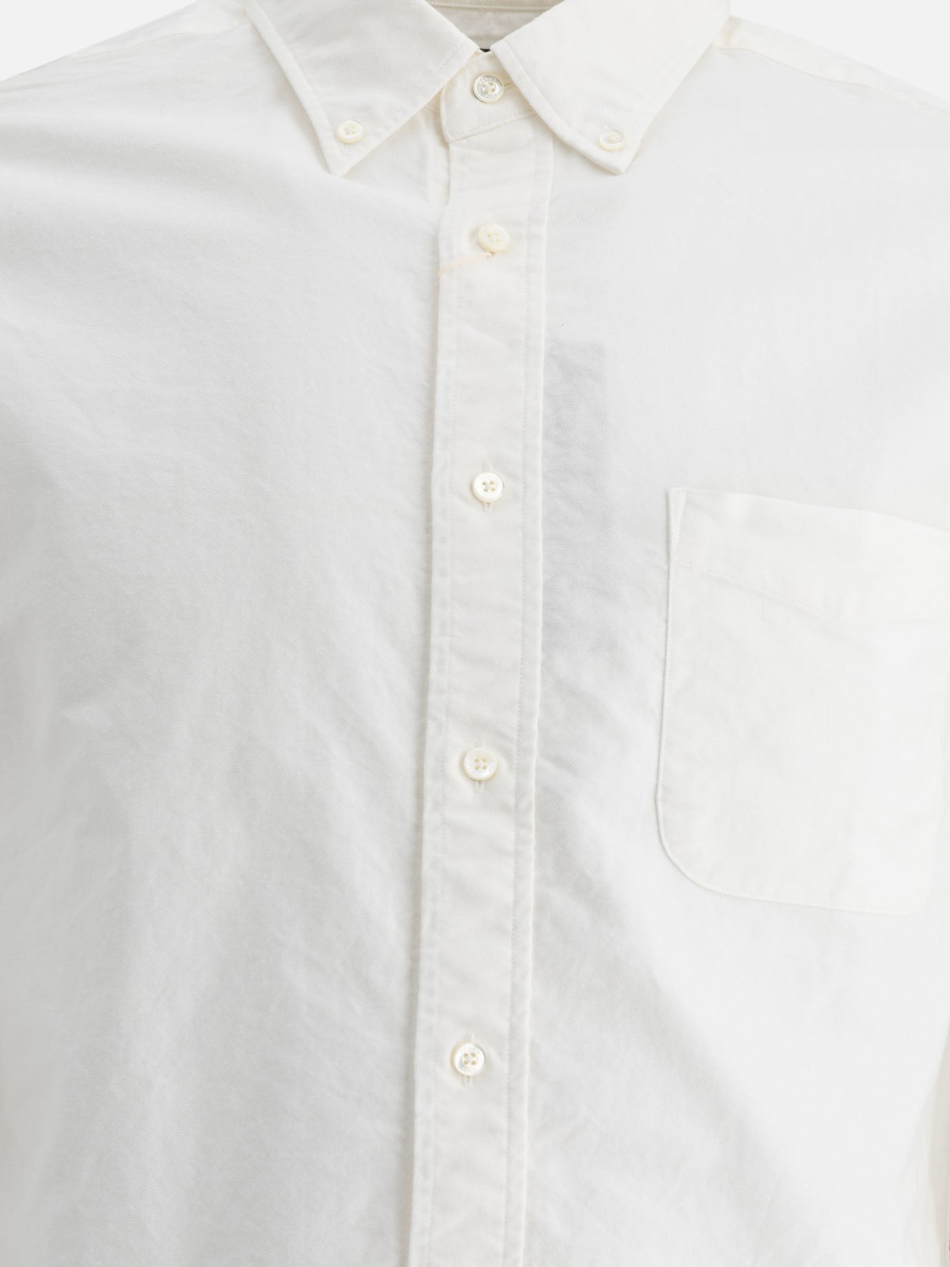 Casual shirts Solid colour  White - Beams Plus Men | PDP | VIETTI Online Store | thumbnail_3