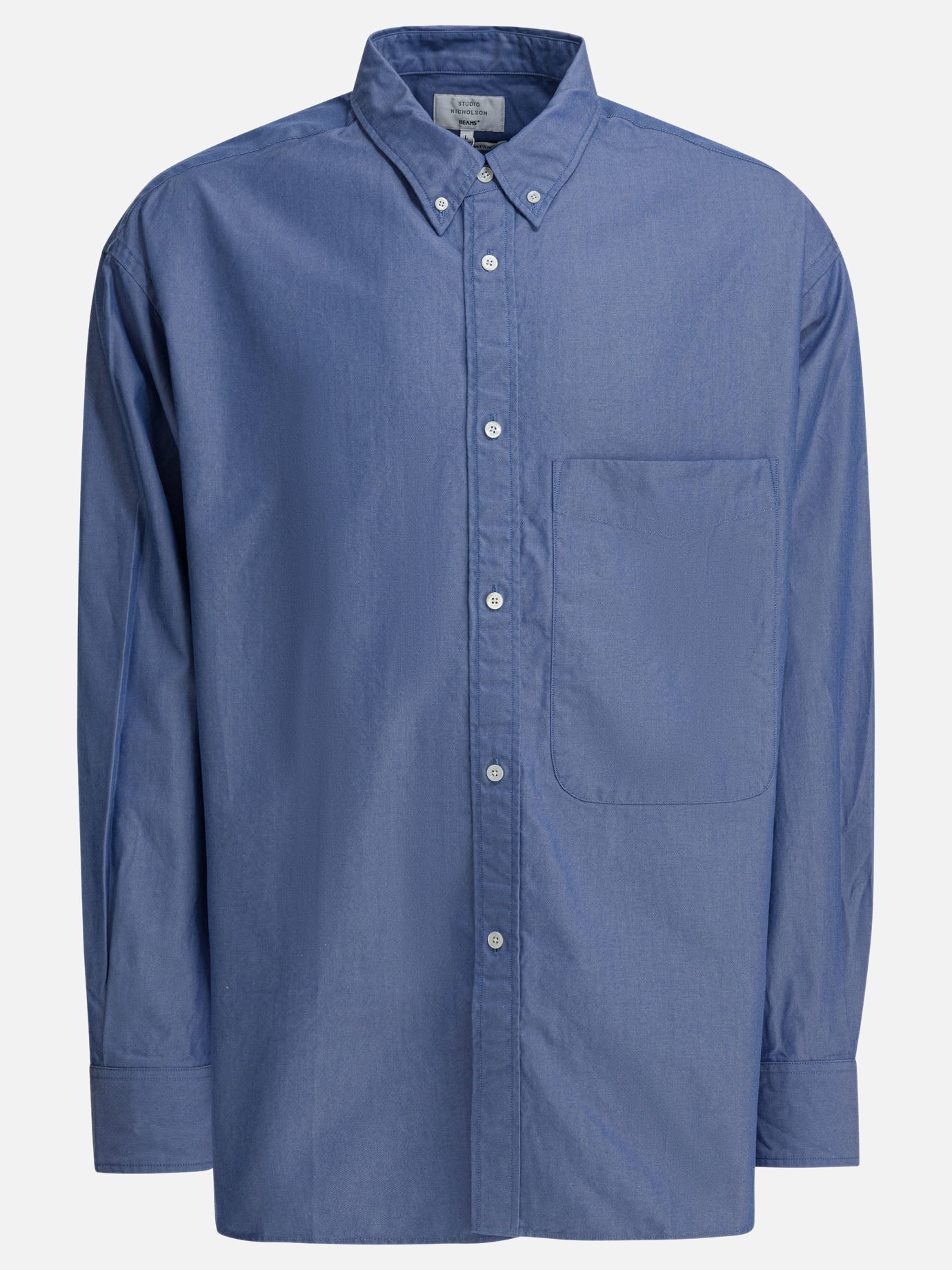 Casual shirts Solid colour  Light blue - Beams Plus Men | PDP | VIETTI Online Store | thumbnail