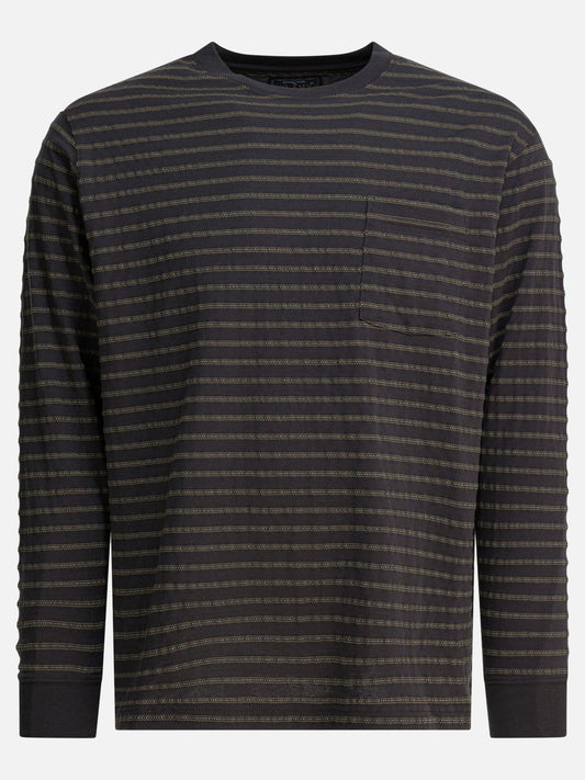 Crewneck t-shirts Striped  Grey - Beams Plus Men | PDP | VIETTI Online Store 
