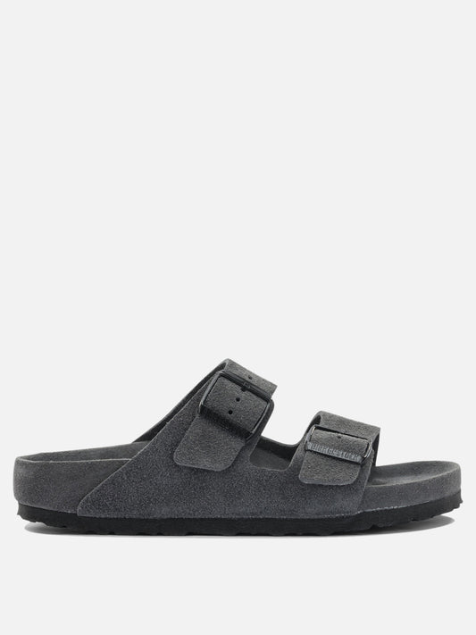 Flat sandals 100% leather  Grey - Birkenstock Women | PLP | VIETTI Online Store 
