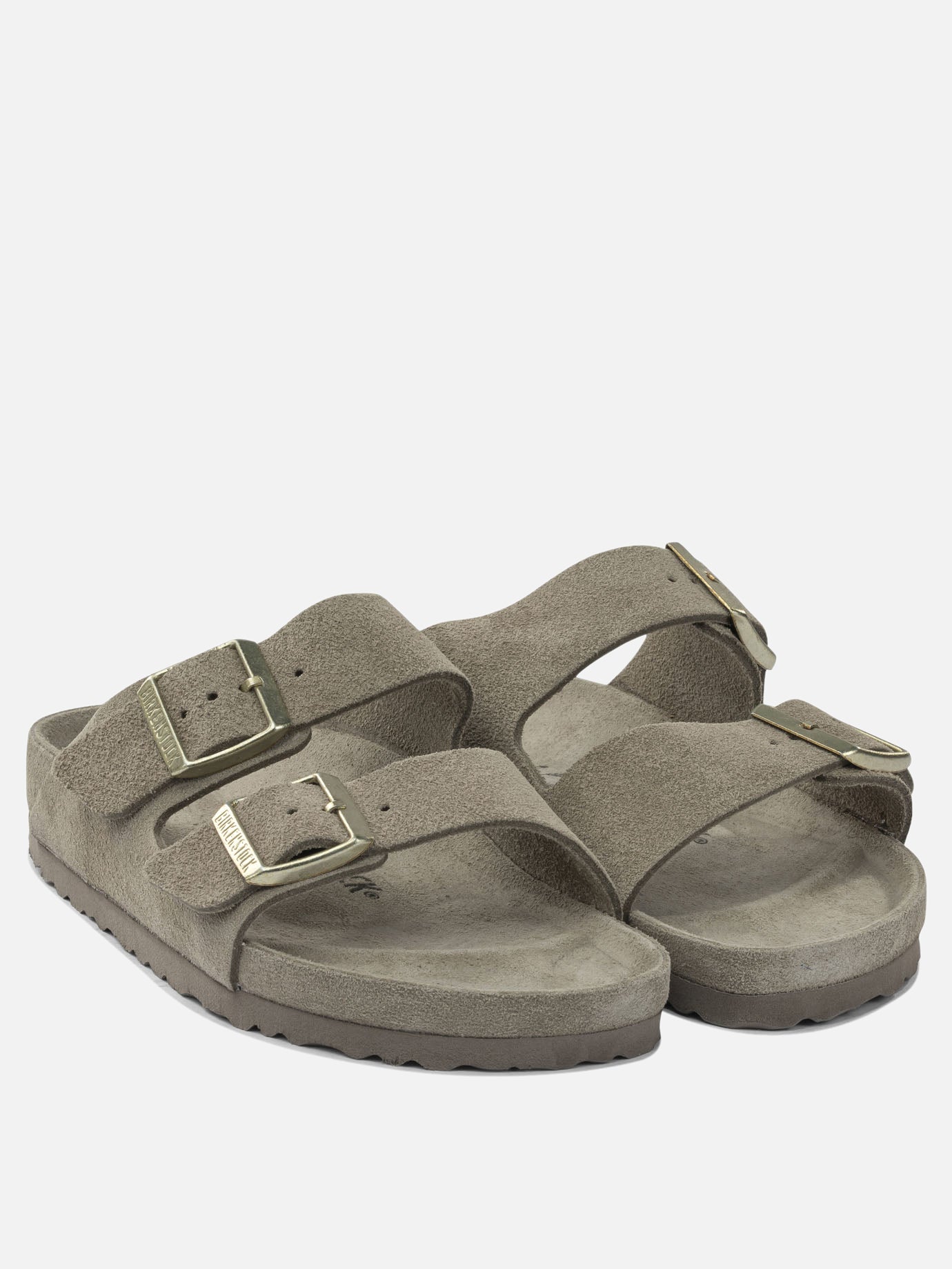 Sandali bassi 100% leather  Grigio - Birkenstock Donna | PDP | VIETTI Online Store | thumbnail_3