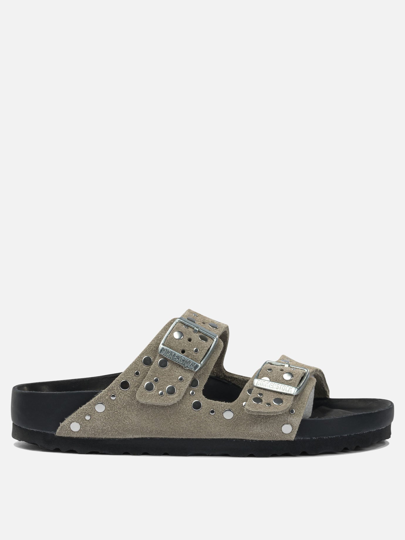 Sandali bassi 100% leather  Grigio - Birkenstock Donna | PDP | VIETTI Online Store | Zoom-Modal
