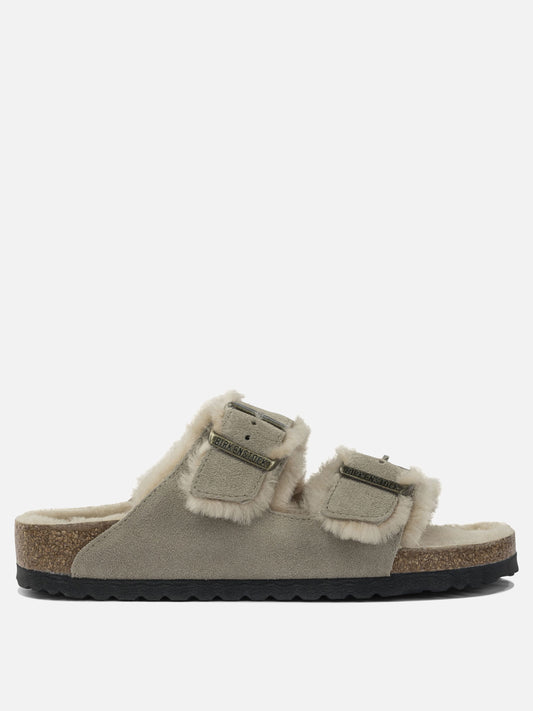 Sandali bassi 100% leather  Grigio - Birkenstock Donna | PLP | VIETTI Online Store 
